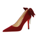 Elodie bow pumps