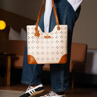 Liora cutwork tote